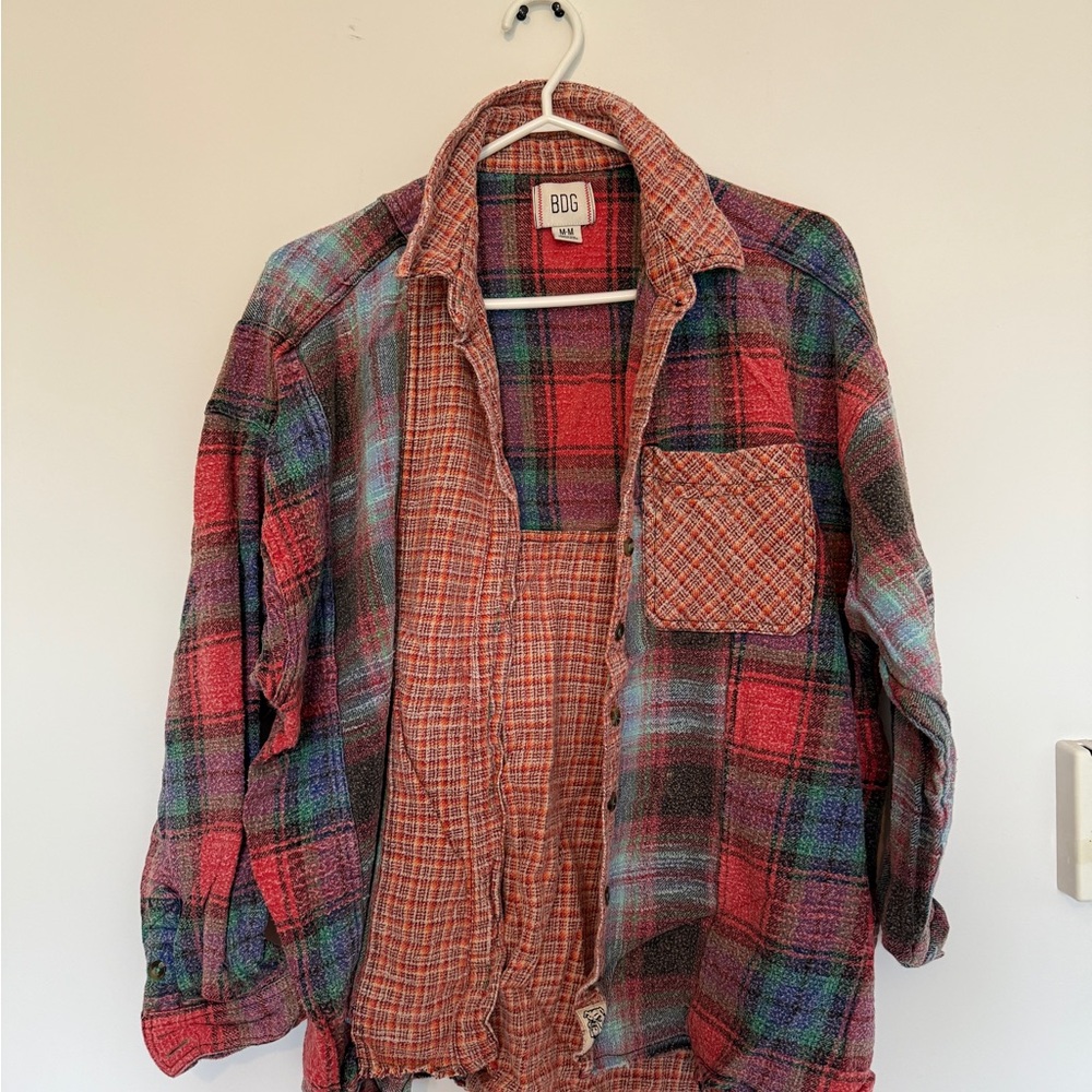 Multicolor Plaid Flannel